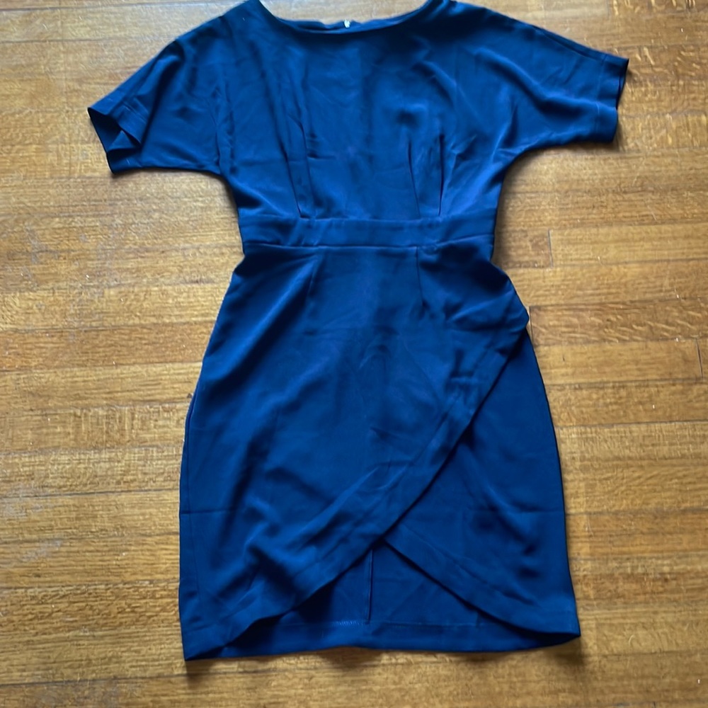 BOBEAU dark blue dress